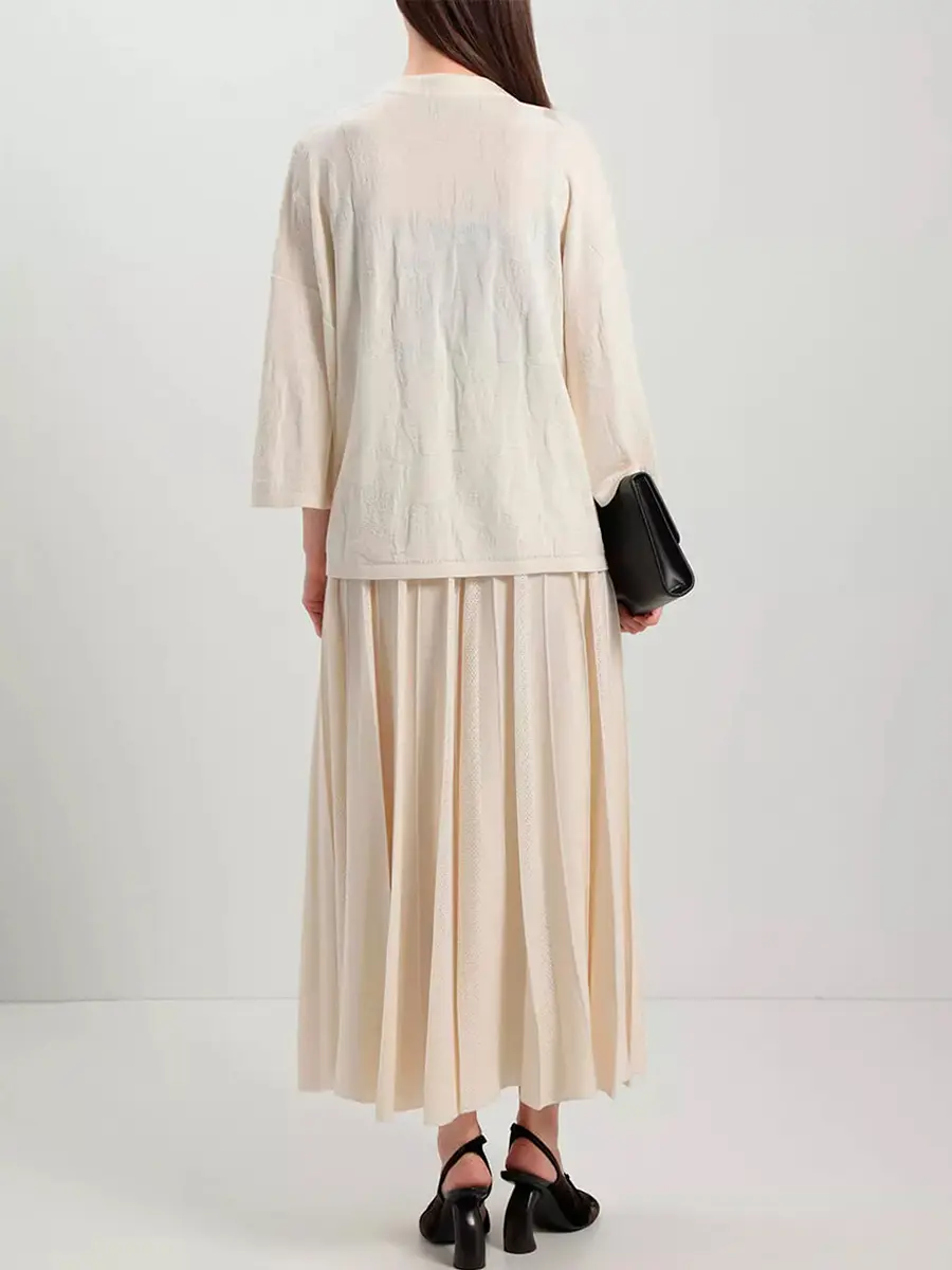 Юбка из шелка и вискозы