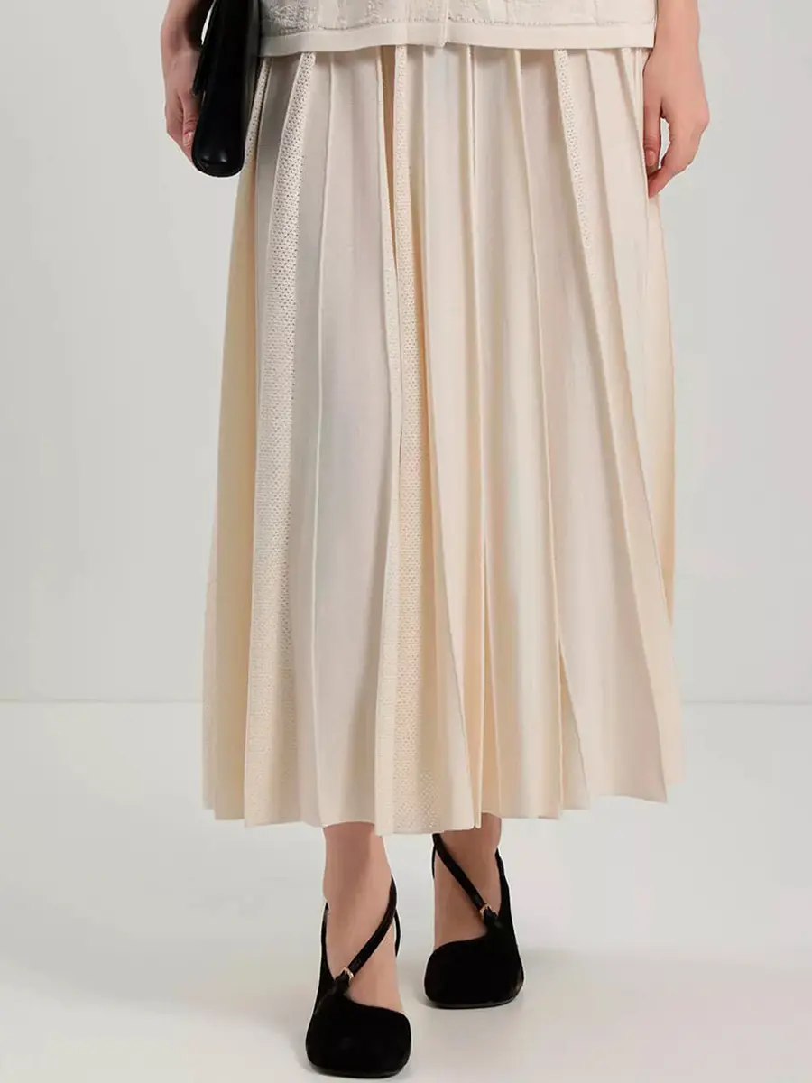 Юбка из шелка и вискозы