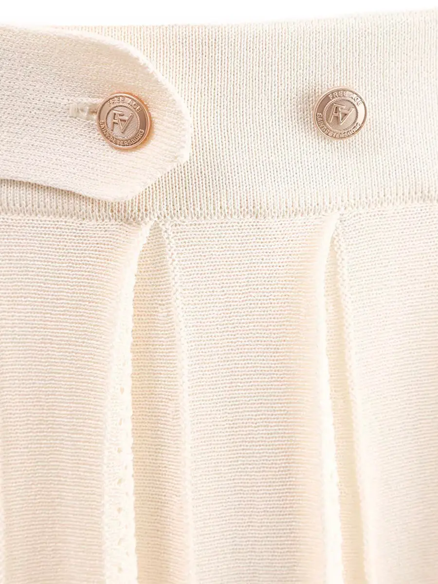 Юбка из шелка и вискозы