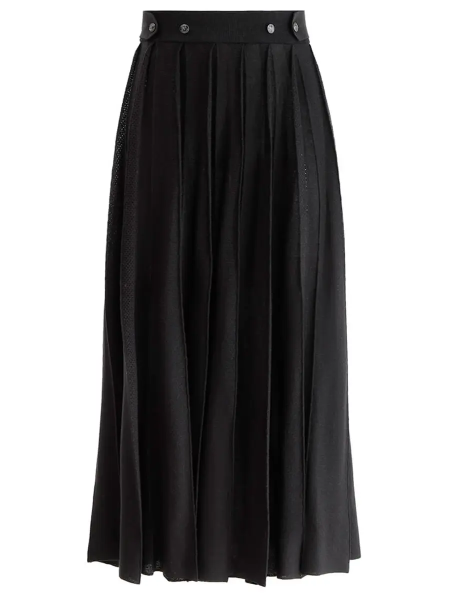 Юбка из шелка и вискозы