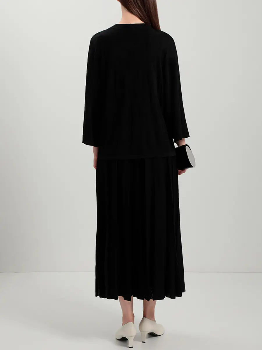 Юбка из шелка и вискозы