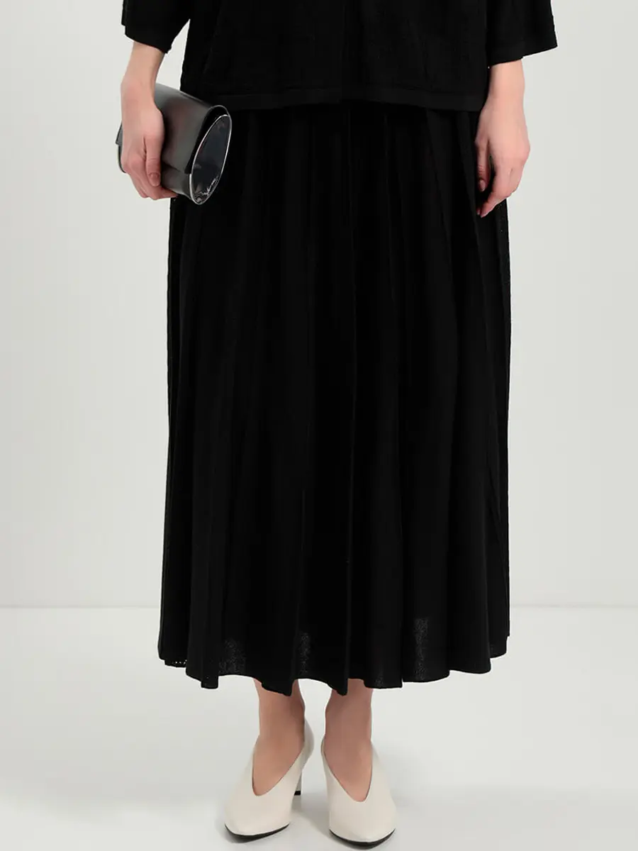 Юбка из шелка и вискозы