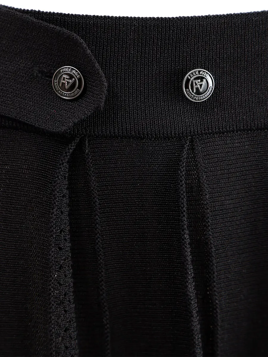 Юбка из шелка и вискозы