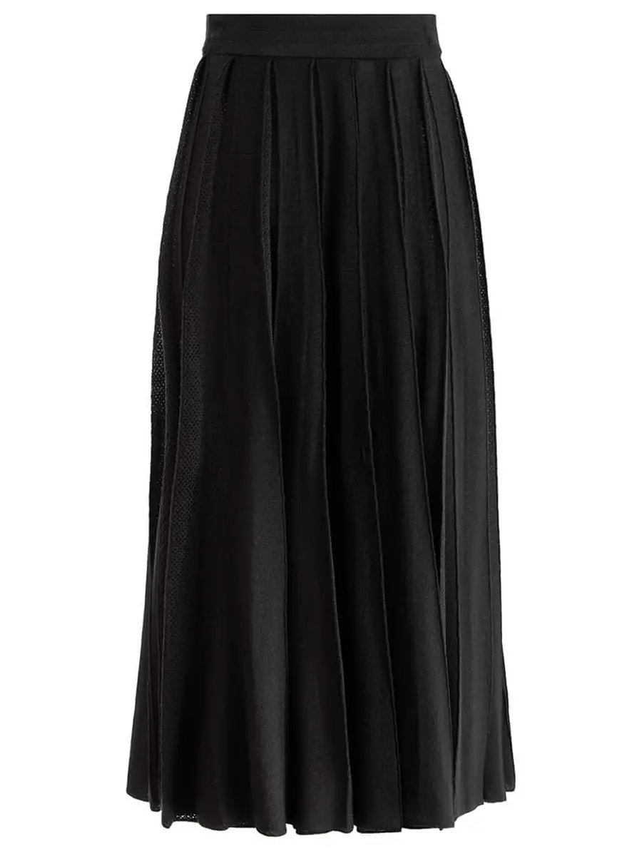 Юбка из шелка и вискозы