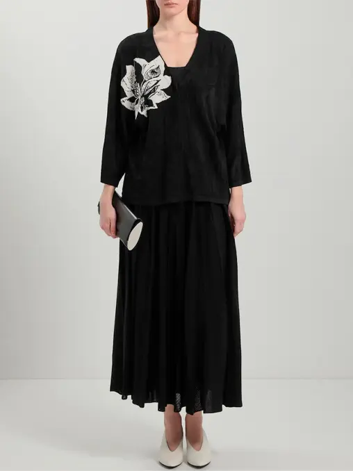 Юбка из шелка и вискозы FREE AGE