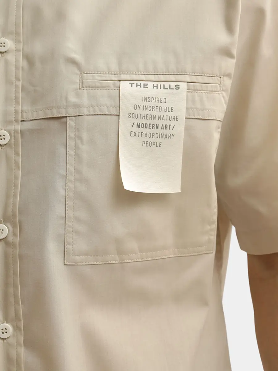 Рубашка однотонная