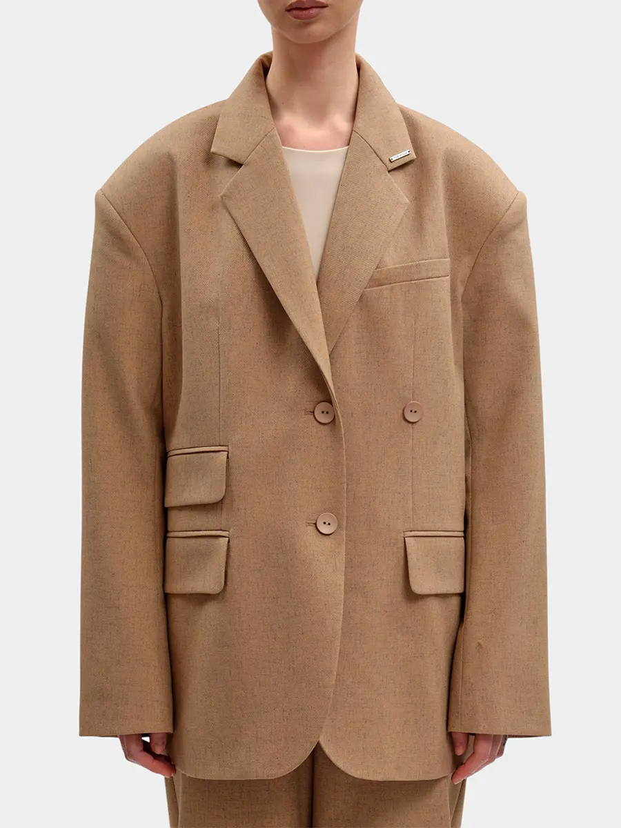 Пиджак однотонный