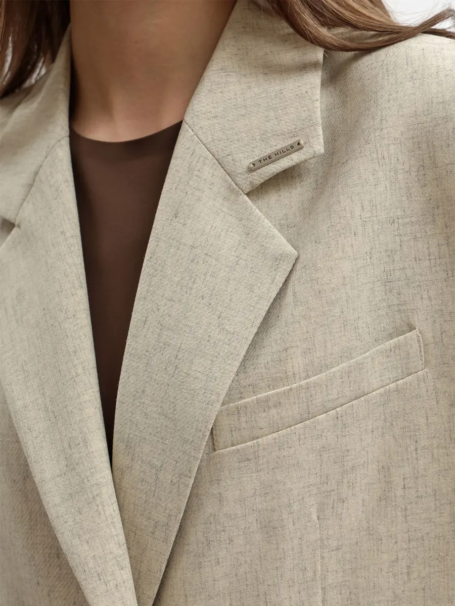 Пиджак однотонный