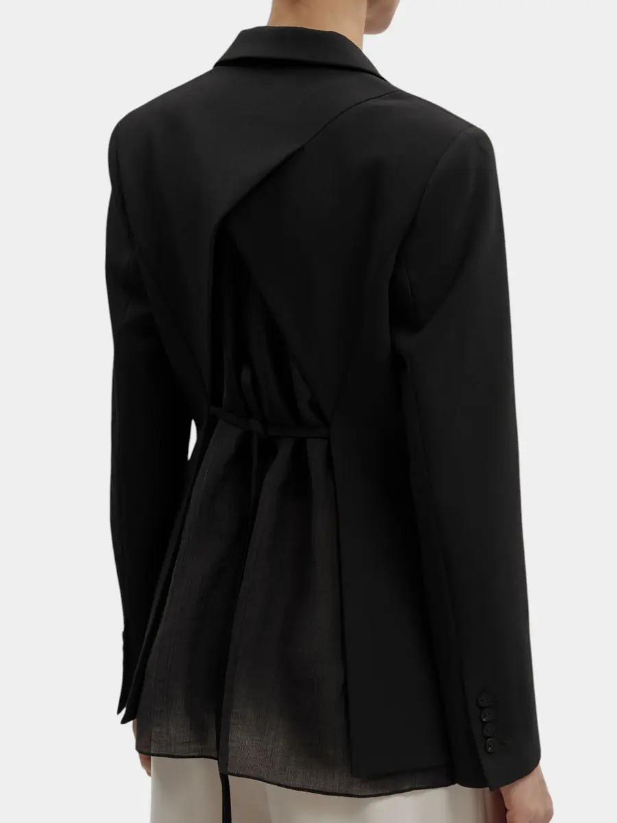 Пиджак однотонный