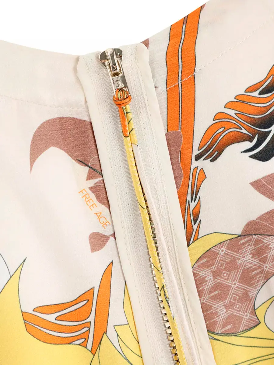 Топ из хлопка и шелка