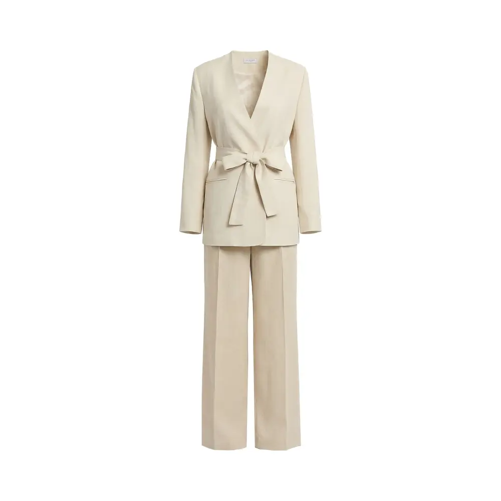 Костюм из вискозы и льна