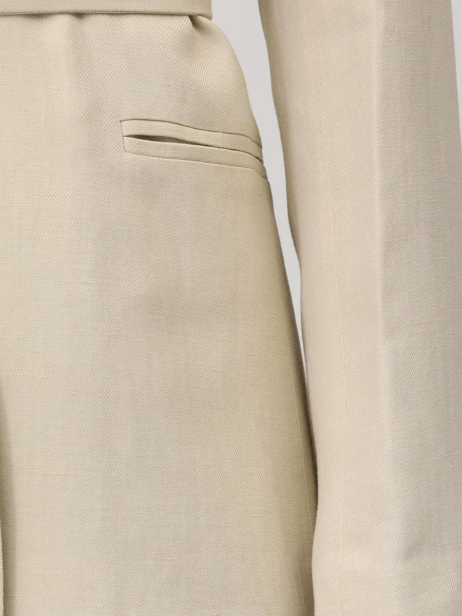 Костюм из вискозы и льна