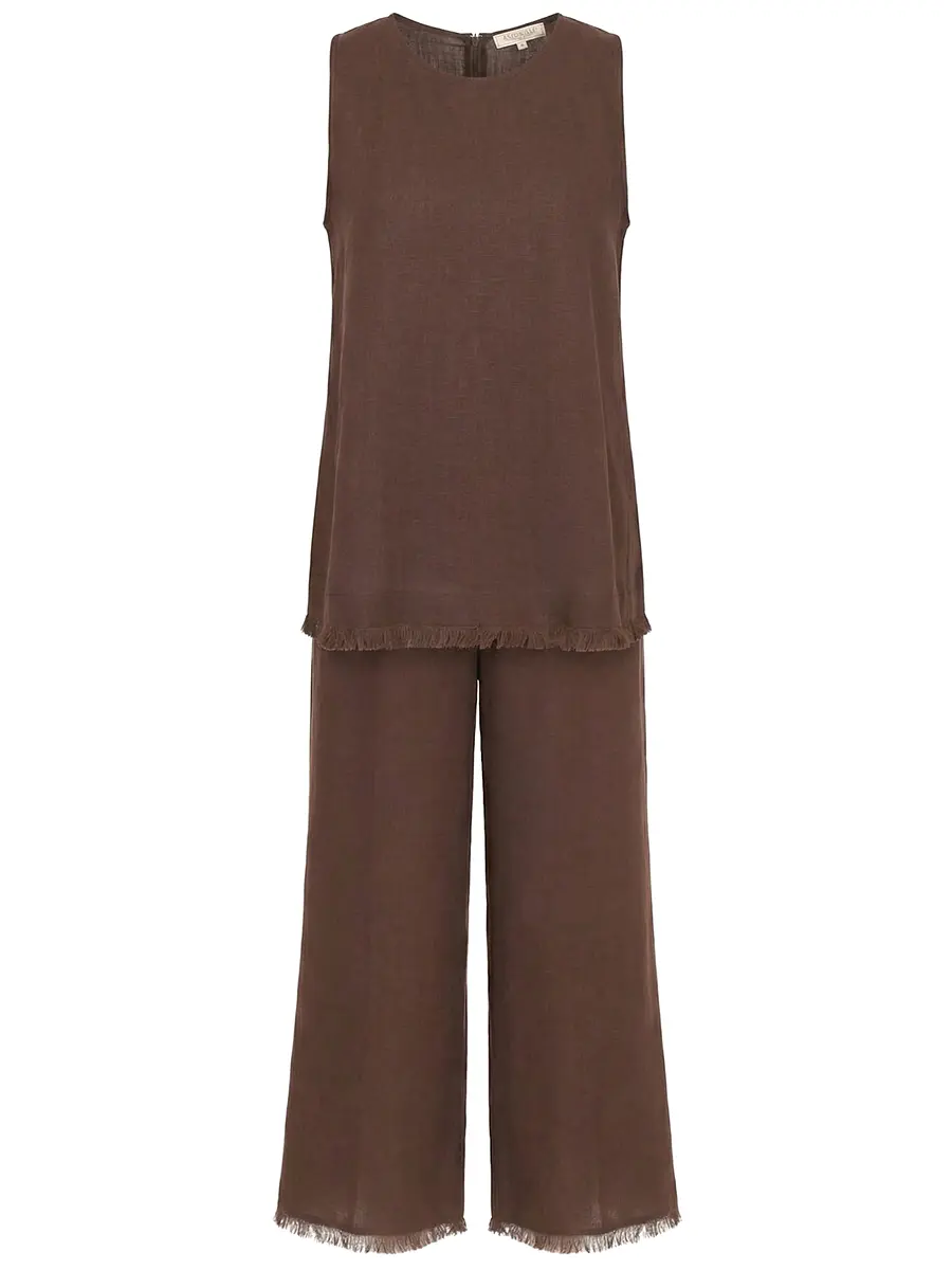 Костюм из вискозы и льна