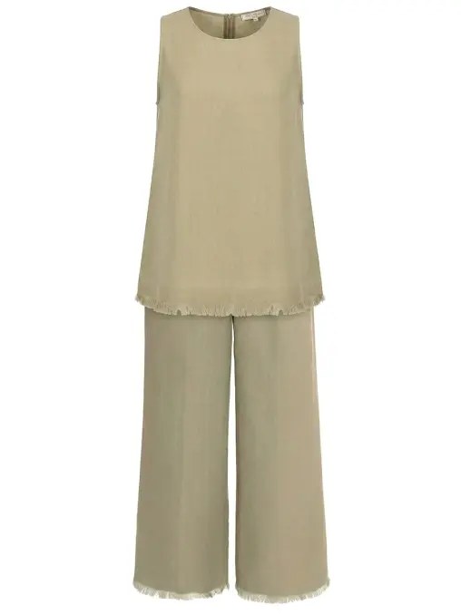 Костюм из вискозы и льна ANTONELLI FIRENZE