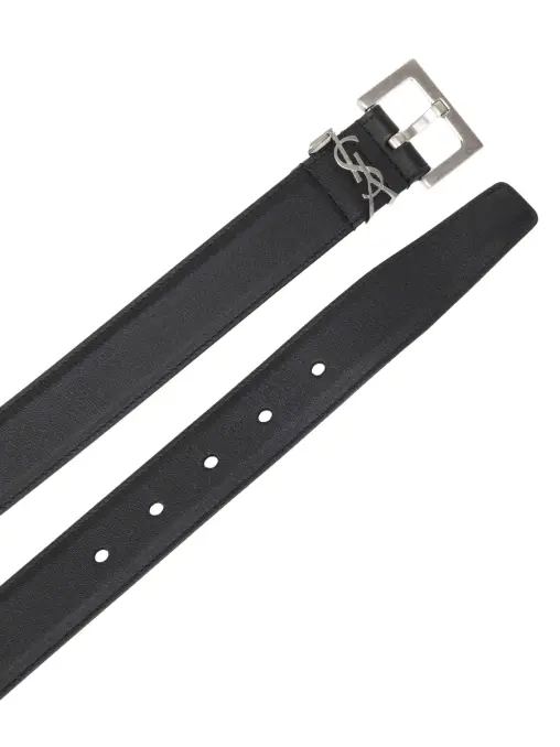 Ремень кожаный SAINT LAURENT