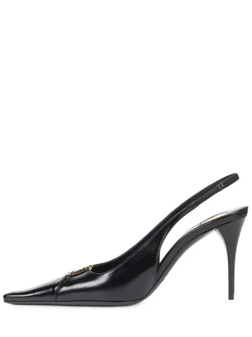 Туфли кожаные SAINT LAURENT