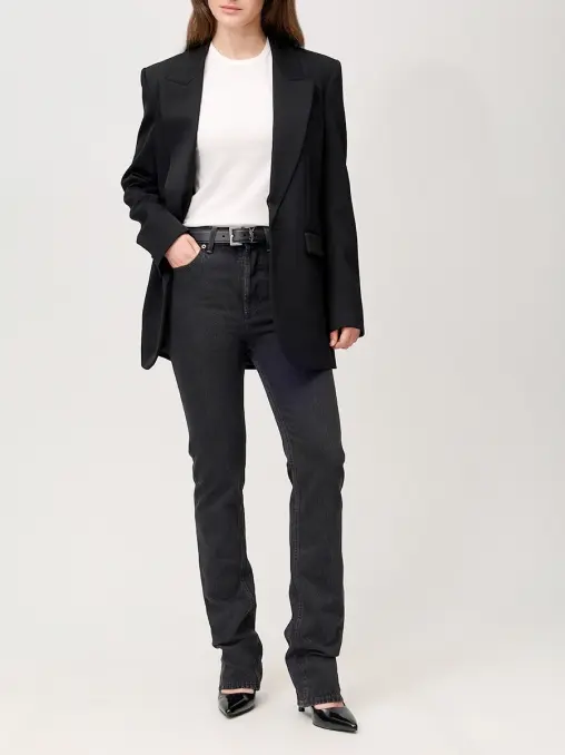 Футболка из хлопка и модала SAINT LAURENT