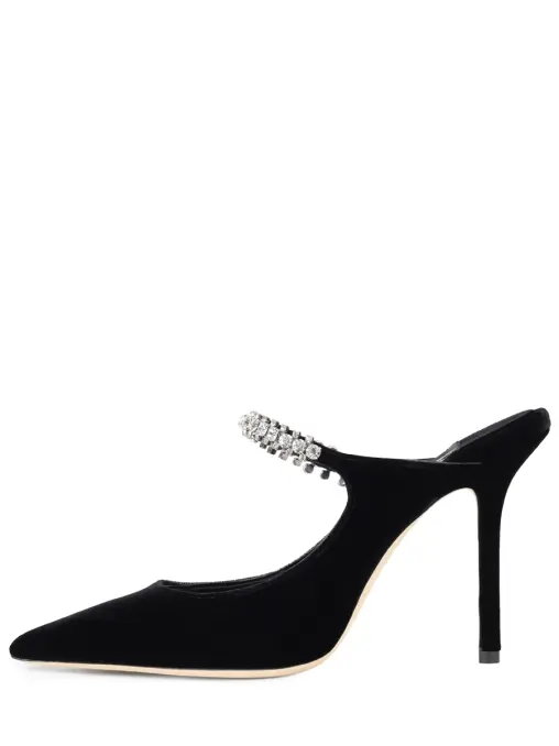 Мюли бархатные JIMMY CHOO
