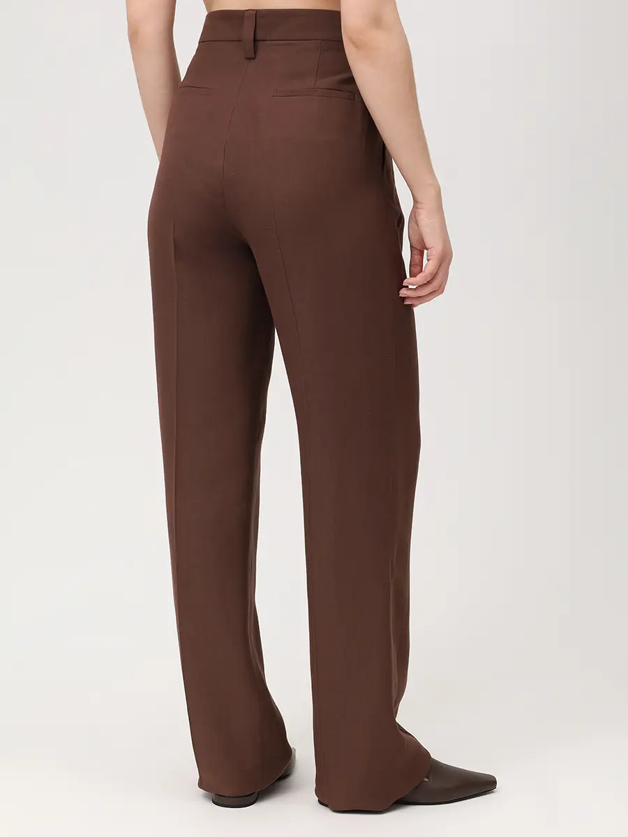 Костюм-тройка из вискозы и льна