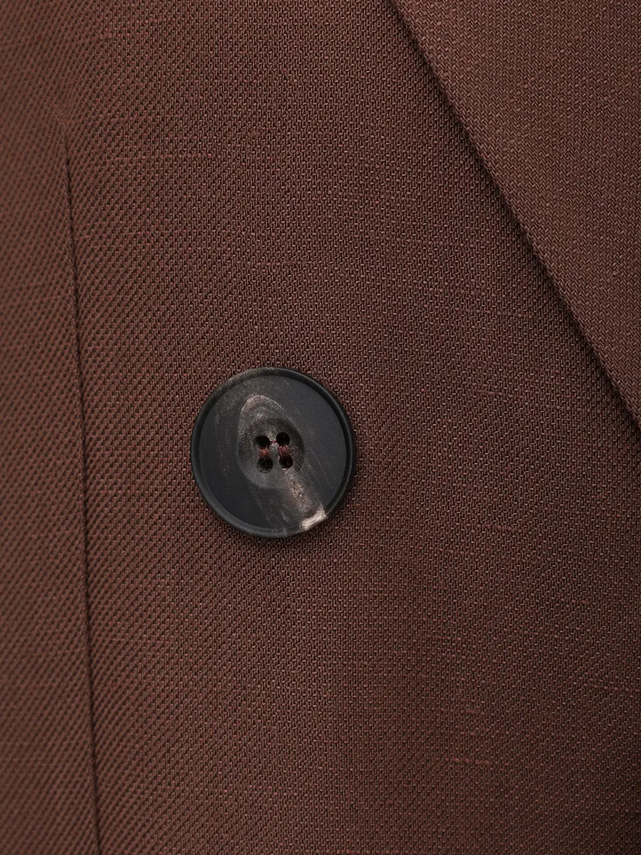 Костюм-тройка из вискозы и льна