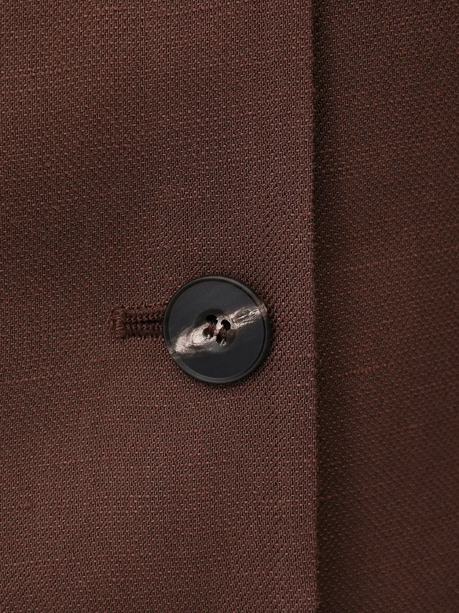 Костюм-тройка из вискозы и льна