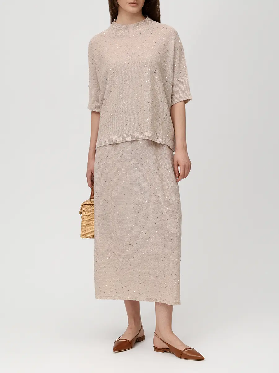 Костюм изо льна и хлопка