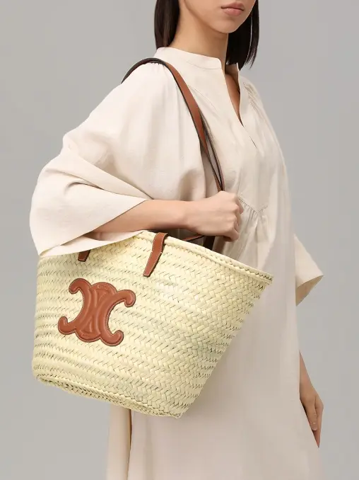 Сумка соломенная CELINE