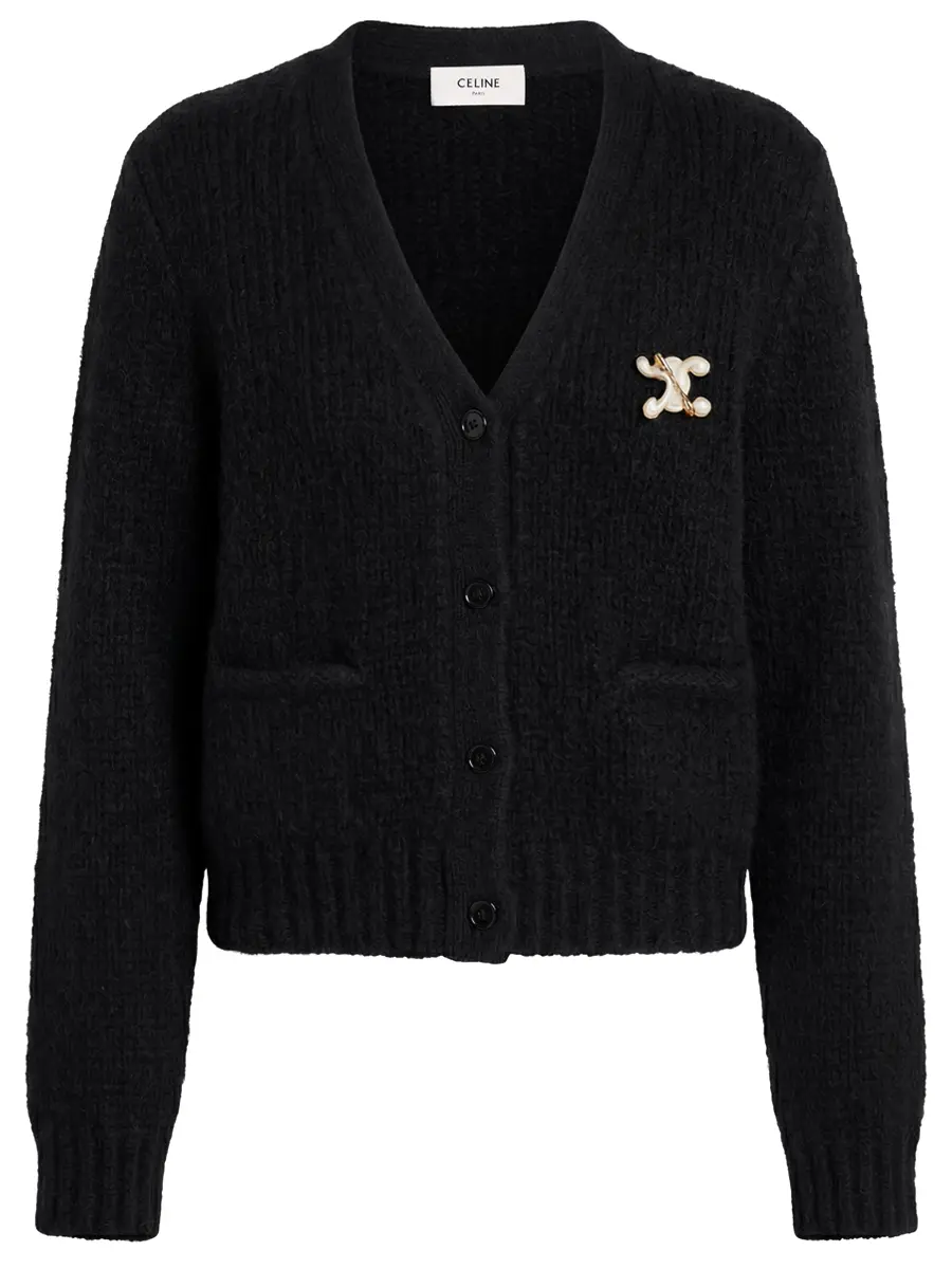 Кардиган из кашемира и шелка