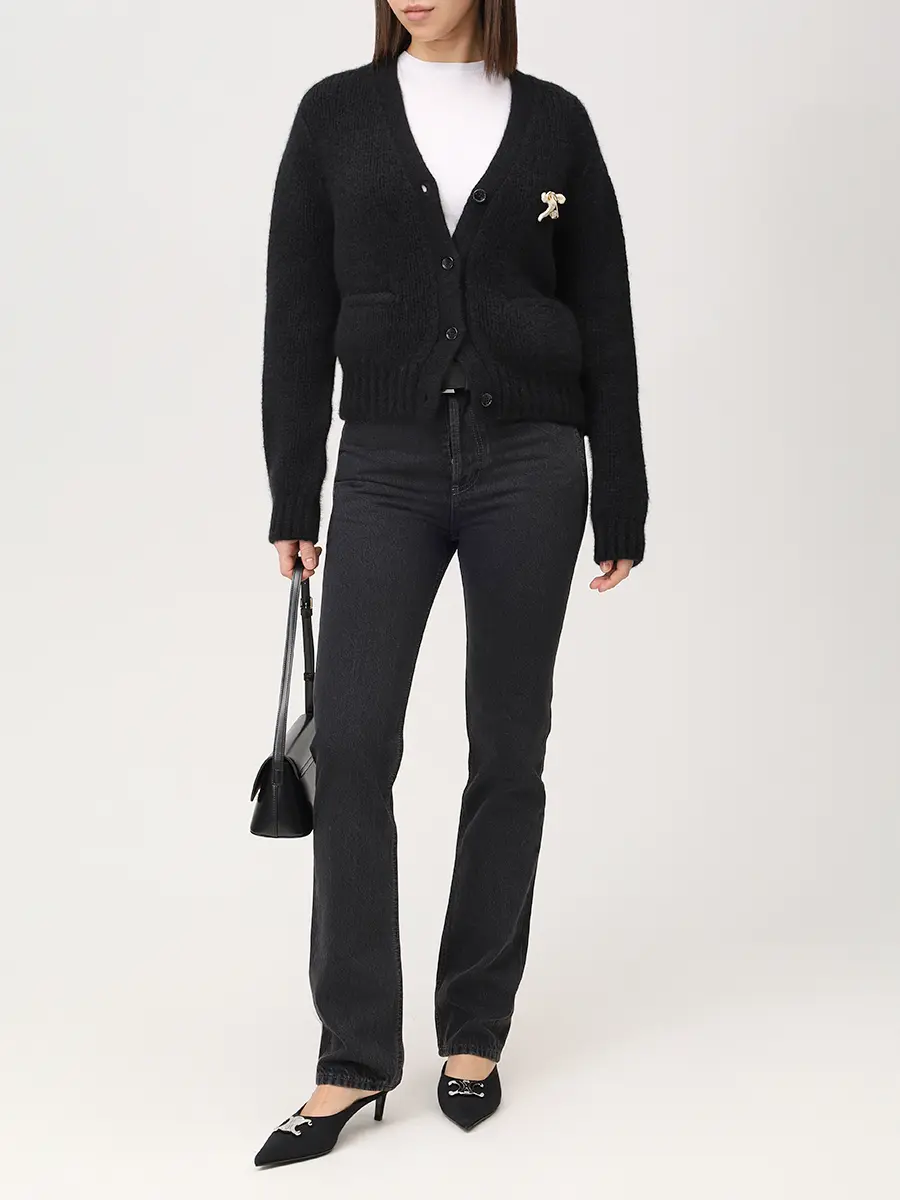 Кардиган из кашемира и шелка