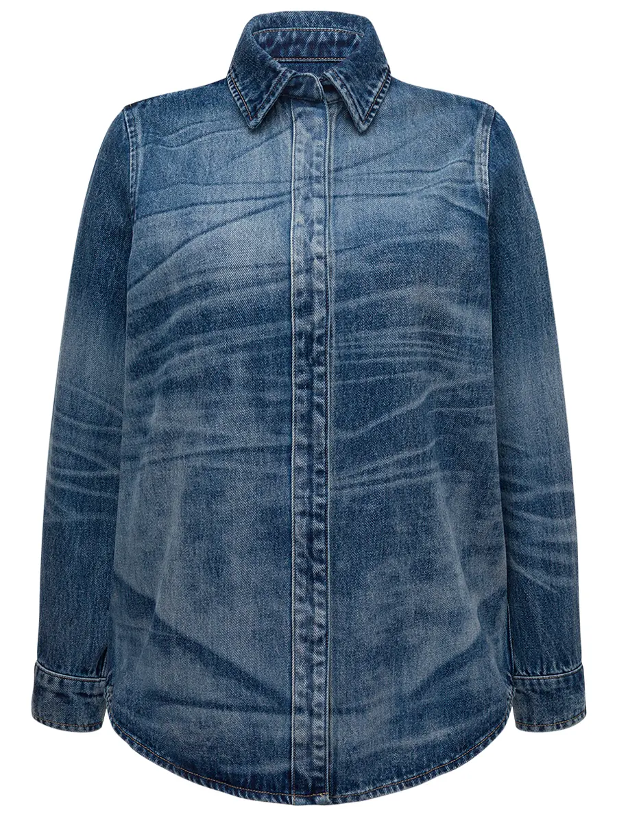 Рубашка джинсовая
