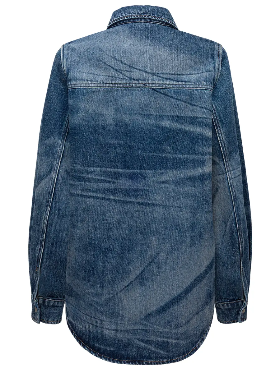 Рубашка джинсовая