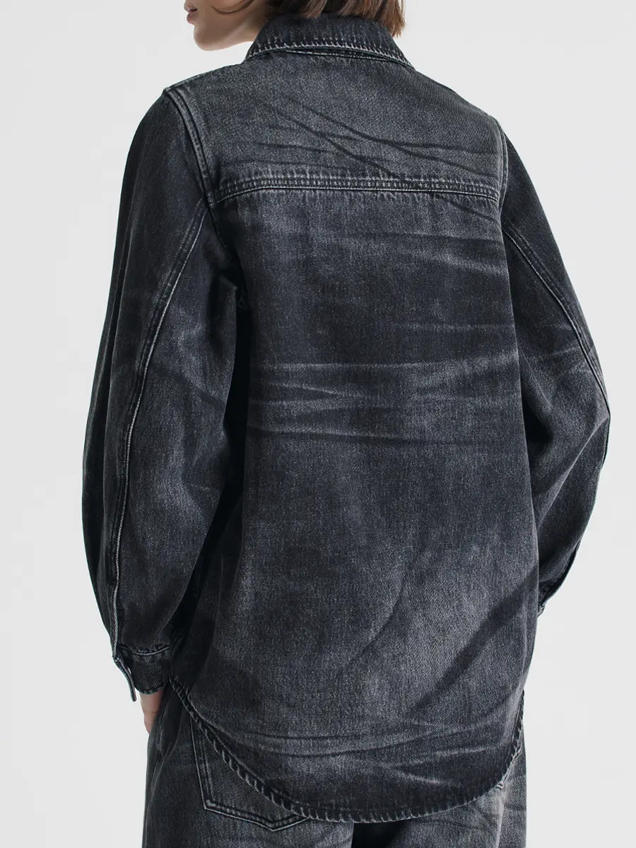 Рубашка джинсовая