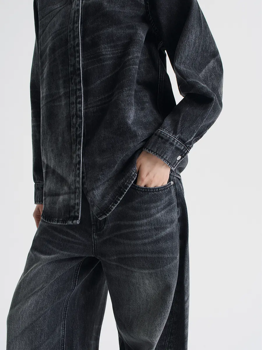 Рубашка джинсовая