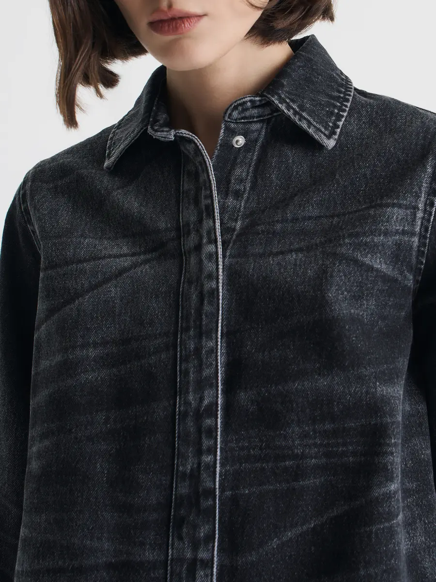 Рубашка джинсовая