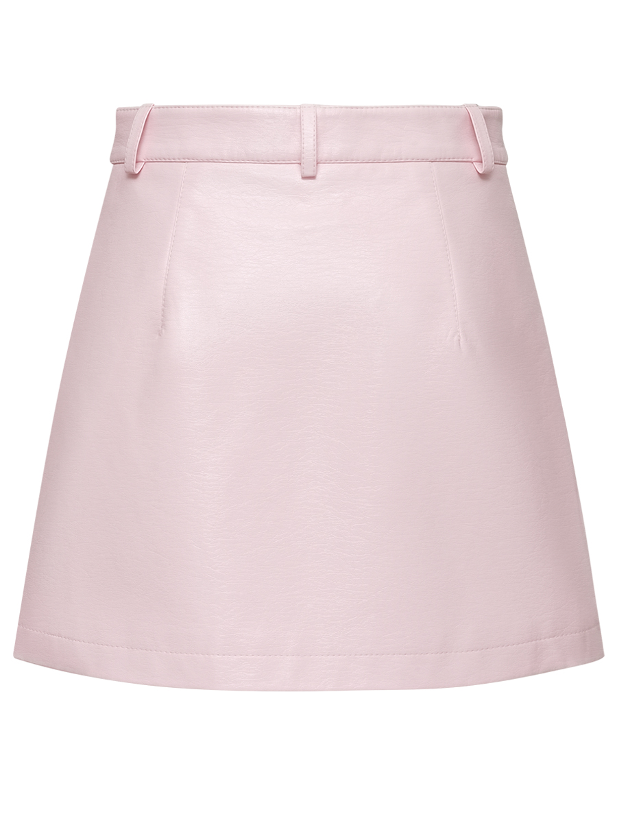 Юбка из экокожи