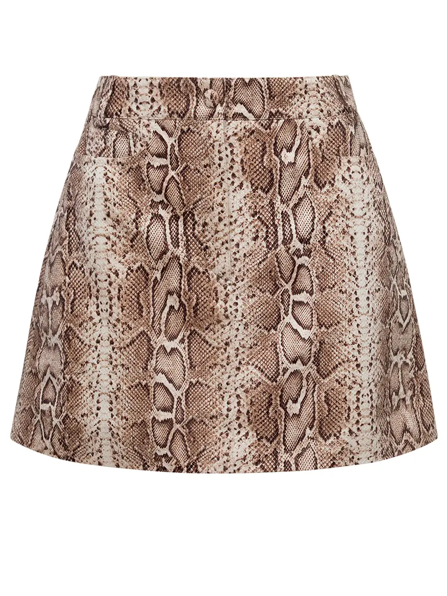 Юбка из экозамши