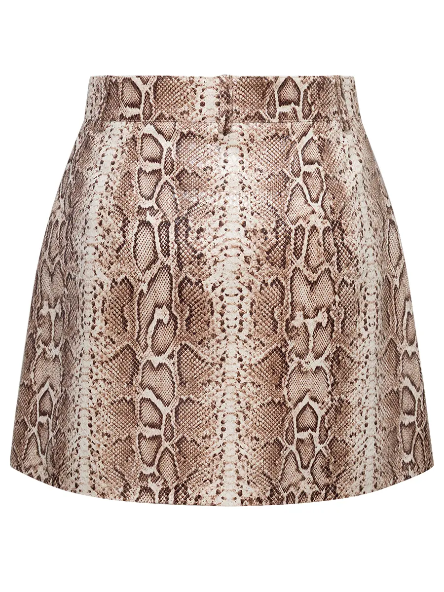 Юбка из экозамши