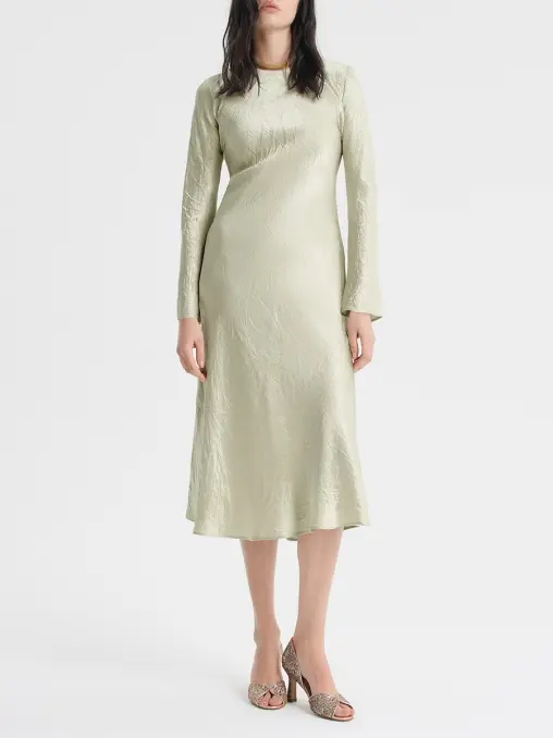 Платье из жатого атласа FASHION REBELS