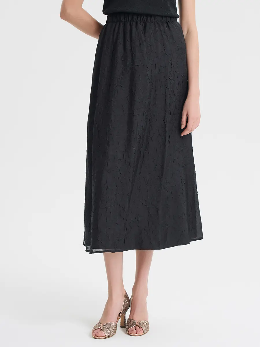 Юбка из жатой вискозы