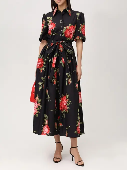 Платье хлопковое DOLCE & GABBANA
