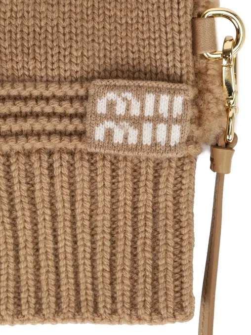 Варежки шерстяные MIU MIU