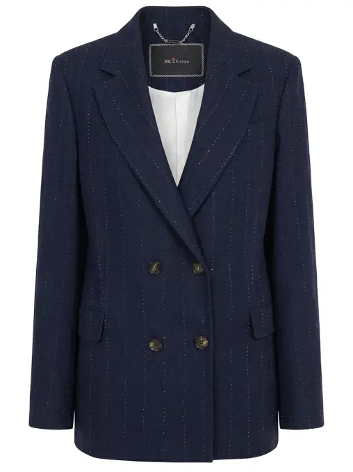 Пиджак изо льна и шерсти KITON