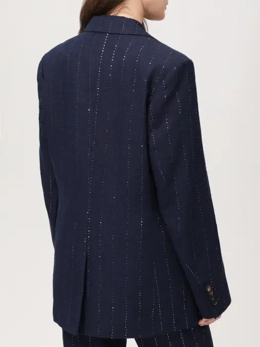 Пиджак изо льна и шерсти KITON