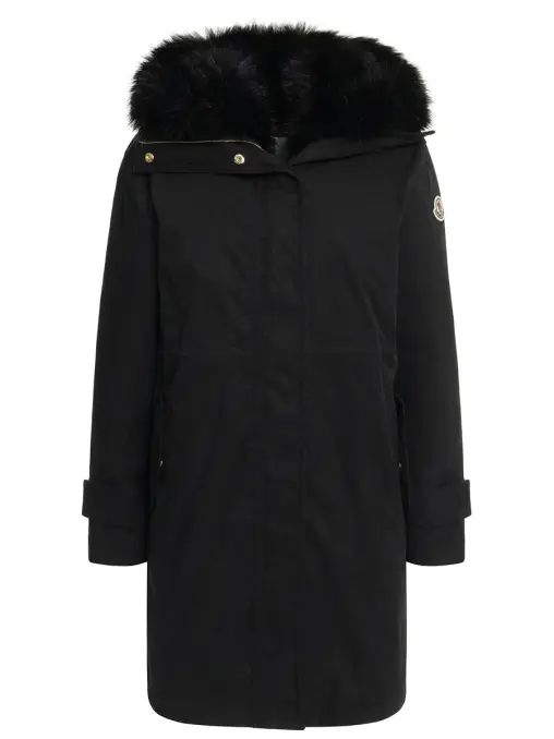 Парка пуховая с мехом MONCLER