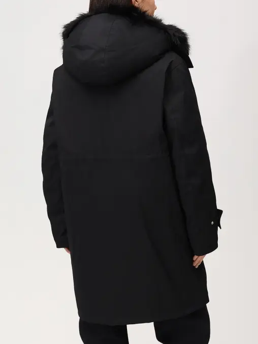Парка пуховая с мехом MONCLER