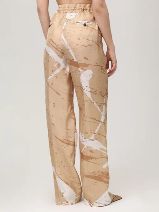 Брюки шелковые KITON