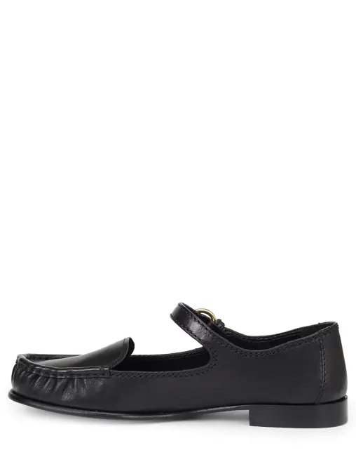 Лоферы кожаные MIU MIU