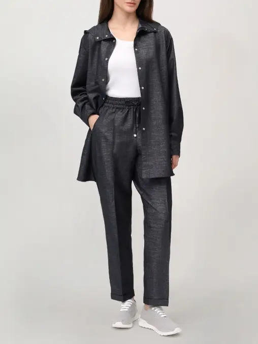Рубашка шерстяная KITON