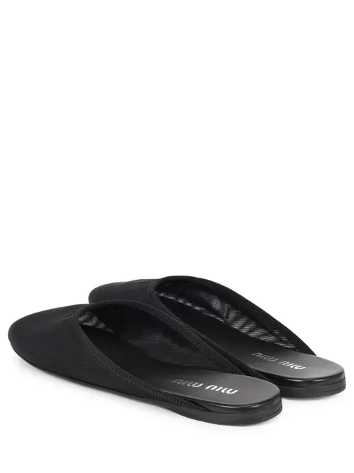 Мюли текстильные MIU MIU