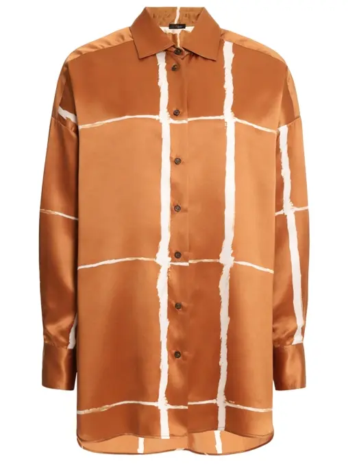 Блуза шелковая KITON
